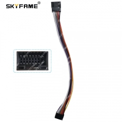 SKYFAME Car 16pin Extended Line Extend Wiring Harness Adapter For Android Radio Power Cable