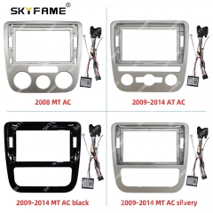 SKYFAME Car Frame Fascia Adapter Canbus Box Decode Android Radio Dash Fitting Panel Kit For Volkswagen Scirocco Jetta