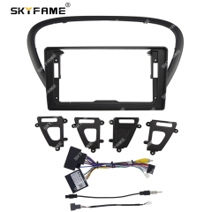 SKYFAME Car Frame Fascia Adapter Canbus Box Decoder For Peugeot 607 2004-2010 Android Radio Dash Fitting Panel Kit