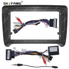 SKYFAME Car Frame Fascia Adapter Canbus Box Decoder Android Radio Audio Dash Fitting Panel Kit For Audi TT 2008-2014