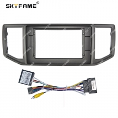 SKYFAME Car Frame Fascia Adapter Canbus Box Decoder For Volkswagen Crafter 2017 Android Radio Dash Fitting Panel Kit