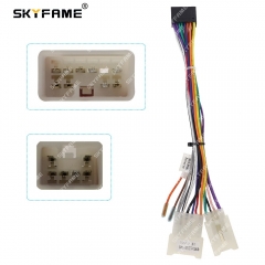 SKYFAME Car 16pin Wiring Harness Adapter For BYD F3 2010-2012 Android Radio Power Cable