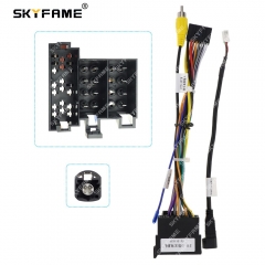 SKYFAME Car 16pin Wiring Harness Adapter For Geely GX7 2015 Android Radio Power Cable