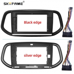 SKYFAME Car Frame Fascia Adapter For Kia KX3 2014-2018 Android Radio Dash Fitting Panel Kit