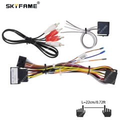 SKYFAME Car 16pin Wiring Harness Adapter For JMC E200S 2018 Android Radio Power Cable