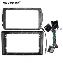 SKYFAME Car Frame Fascia Adapter Android Radio Dash Fitting Panel Kit For Benz W203 W209 W463 Viano W639 W163 Vito