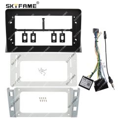 SKYFAME Car Frame Fascia Adapter Canbus Box Decoder Android Radio Dash Fitting Panel Kit For Volkswagen Multivan T5