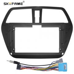SKYFAME Car Frame Fascia Adapter For Suzuki S-cross SX4 2014-2017 Android Radio Dash Fitting Panel Kit