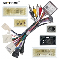 SKYFAME Car 16pin Wiring Harness Adapter Canbus Box Decoder For Toyota Camry 2018 Android Radio Power Cable RP5-TY-001 TY-SS-05