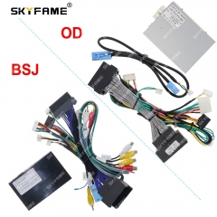 SKYFAME Car 16pin Wiring Harness Adapter Canbus Box Decoder For Volvo S60 XC60 V60 Android Radio Power Cable OD-VOLVO-001 OD