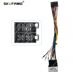 SKYFAME Car 16pin Wiring Harness Adapter For Chery QQ3 2013-2017 Android Radio Power Cable