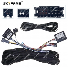 SKYFAME Car 16pin Wiring Harness Adapter Canbus Box Decoder For Benz S Class W220 S400 S500 Android Radio Power Cable OD-BENZ-01