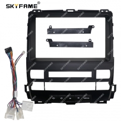 SKYFAME Car Frame Fascia Adapter Android Radio Dash Fitting Panel Kit For Toyota Prado 120 J120