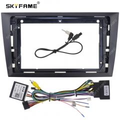 SKYFAME Car Frame Fascia Adapter Canbus Box Decoder For Volkswagen Golf 6 2010-2013 Android Radio Dash Fitting Panel Kit