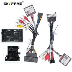 SKYFAME Car Wiring Harness Adapter Canbus Box Decoder Android Radio Power Cable For Fiat Stilo Doblo 500L Fiorino RP5-FT-002