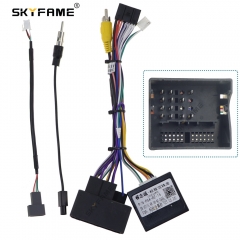 SKYFAME Car Wiring Harnes Adapter Power Cable Canbus Box Decoder For Peugeot 508 5008 3008 408 4008 2008 301 307 308 G-PSA-RZ-15