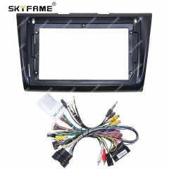 SKYFAME Car Frame Fascia Adapter Canbus Box Decoder For Ford Taurus 2015-2017 Android Radio Dash Fitting Panel Kit