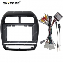 SKYFAME Car Frame Fascia Adapter Canbus Box For Mitshbishi RVR ASX 2019 Android Radio Audio Dash Fitting Panel Kit