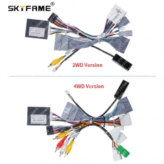SKYFAME Car 16pin Wiring Harness Adapter Canbus Box Decoder For Mitsubishi Pajero 2018 Android Radio Power Cable OD-SL-04