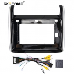 SKYFAME Car Frame Cable Canbus For CHANA CHANGAN AUCHAN X70A 2017+ Android Big Screen Dash Panel Frame Fascia