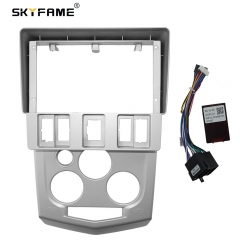 SKYFAME Car Frame Fascia Adapter Android  Android Radio Dash Fitting Panel Kit For Renault Logan L90