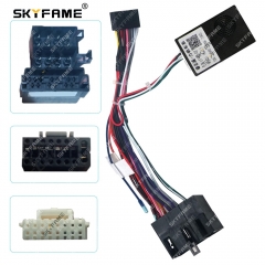 SKYFAME Car 16pin Wiring Harness Adapter Canbus Box Decoder Android Radio Power Cable For Lifan X50 X60