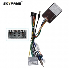SKYFAME Car 16pin Wiring Harness Adapter Canbus Box Decoder For Jeep Commander Chrysler 300C Pacifica Android Power Cable