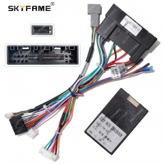 SKYFAME Car 16pin Wiring Harness Adapter Canbus Box Decoder  Android Radio Power Cable For Ssangyong Tivolan Tivoli OD-SY-01