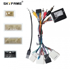 SKYFAME Car 16pin Wiring Harness Power Cable Adapter Canbus Box Decoder For Camry Prius Yaris Corolla Reiz Highlander TYF1.20