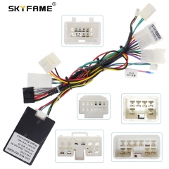 SKYFAME 16Pin Car Wiring Harness Adapter With Canbus Box Decoder For BYD Speedy E5 F3 2012-2018