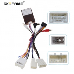 SKYFAME Car Wiring Harness Adapter Canbus Box For Toyota Prius 20 Prado Harrier Lexus RX TX/IEBUS Amplifier Decoder