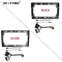 SKYFAME Car Frame Fascia Adapter Android Radio Dash Fitting Panel Kit For Peugeot 207 307 Expert Partner/Citroen C2 C3 Berlingo
