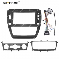 SKYFAME Car Frame Fascia Adapter Canbus Box Decoder Android Radio Audio Dash Fitting Panel Kit For Volkswagen Jetta Sagitar Bora
