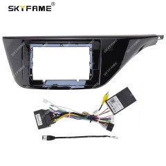 SKYFAME Car Frame Fascia Adapter Canbus Box Decoder Android Radio Audio Dash Fitting Panel Kit For Ford Territory