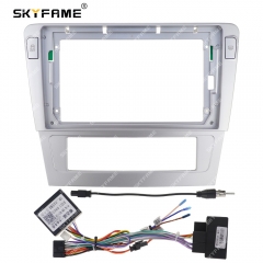 SKYFAME Car Frame Fascia Adapter Canbus Box Decoder Android Radio Audio Dash Fitting Panel Kit For Volkswagen Passat B7