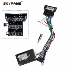 SKYFAME 16Pin Car Wiring Harness Adapter Canbus Box Decoder Android Power Cable For Renault Kangoo LNF1.10 G-RENAULT-RZ-58