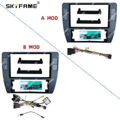 SKYFAME Car Frame Fascia Adapter Canbus Box Decoder Android Radio Audio Dash Fitting Panel Kit For VW Volkswagen Passat B5