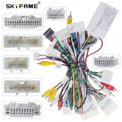 SKYFAME Car 16pin Wiring Harness Adapter Canbus Box Decoder For Infinitii FX35 Android Radio Power Cable