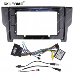 SKYFAME Car Frame Fascia Adapter Canbus Box Decoder Android Radio Audio Dash Fitting Panel Kit For Volkswagen Passat
