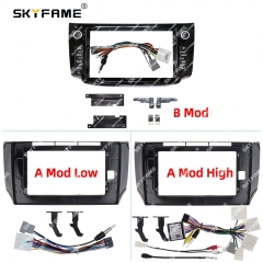 SKYFAME Car Frame Fascia Adapter Android Radio Dash Fitting Panel Kit For Nissan Sylphy Sentra
