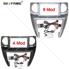 SKYFAME Car Frame Fascia Adapter Android Radio Dash Fitting Panel Kit For Land Rover Discovery 3