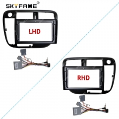 SKYFAME Car Frame Fascia Adapter Android Radio Audio Dash Fitting Panel Kit For Honda Civic