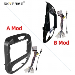 SKYFAME Car Frame Fascia Adapter Canbus Box Decoder Android Radio Dash Fitting Panel Kit For Renault Captur Clio