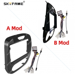 SKYFAME Car Frame Fascia Adapter Canbus Box Decoder Android Radio Dash Fitting Panel Kit For Renault Captur Clio Samsung Qm3