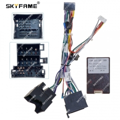 SKYFAME Car 16pin Wiring Harness Adapter Canbus Box Decoder For Benz B200 W211 Viano Vito W209 S320 Android Radio Power Cable