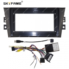 SKYFAME Car Frame Fascia Adapter Canbus Box Decoder Android Radio Audio Dash Fitting Panel Kit For Zotye Z500