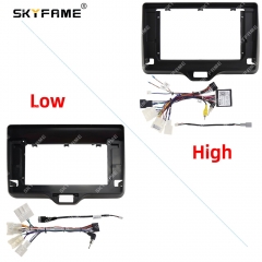 SKYFAME Car Frame Fascia Adapter Canbus Box Decoder Android Radio Dash Fitting Panel Kit For Toyota Yaris 2019