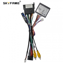 SKYFAME Car 16Pin Stereo Wiring Harness Adapter Power Cable With Canbus Box Decoder For Great Wall Haval H2 H2S