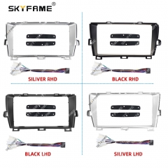 SKYFAME Car Frame Fascia Adapter Canbus Box Decoder For Toyota Prius 30 Series Android Radio Dash Fitting Panel Kit