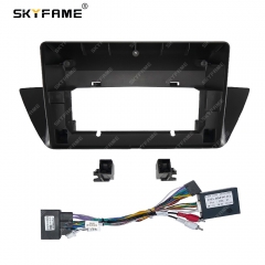 SKYFAME Car Frame Fascia Adapter Canbus Box Decoder Android Radio Audio Dash Fitting Panel Kit For BMW X1 E84 2009-2015